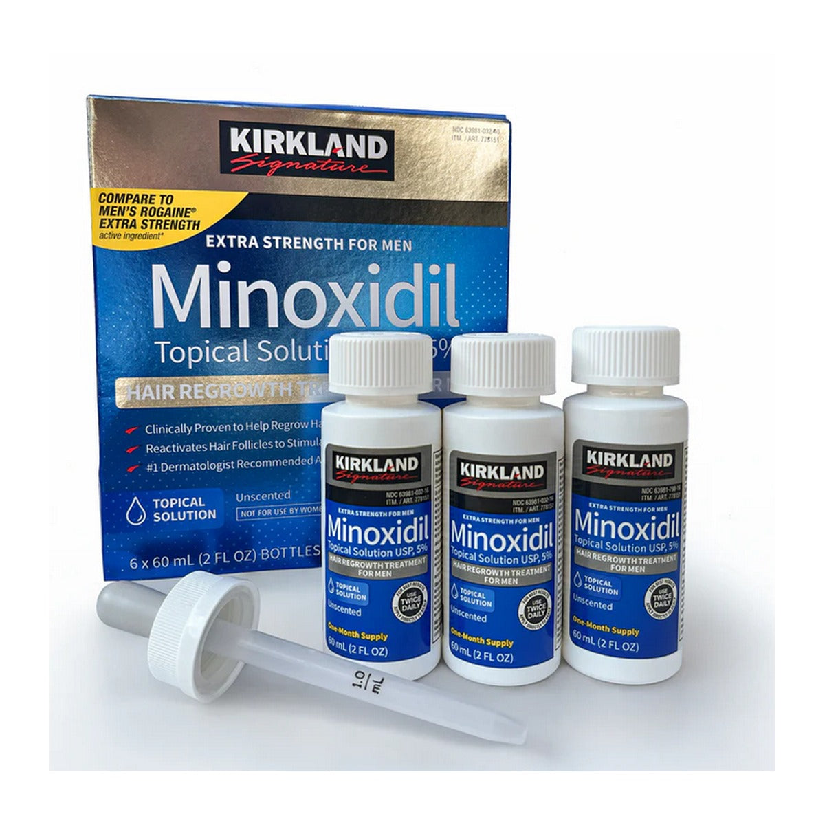 Minoxidil Kirkland 5% - 3 meses