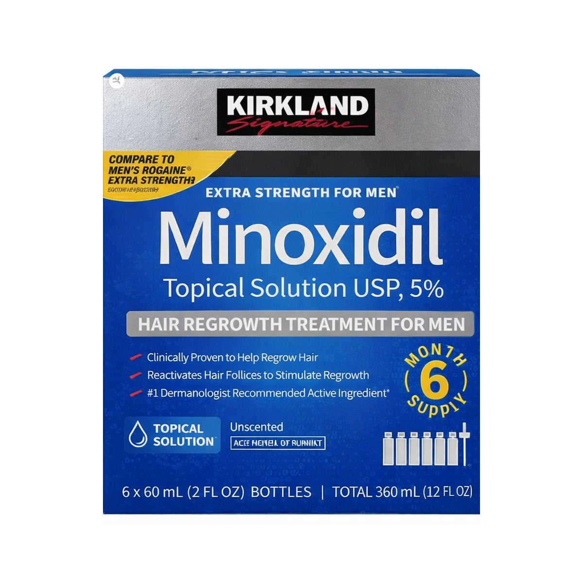 Minoxidil Kirkland 5% - 12 meses